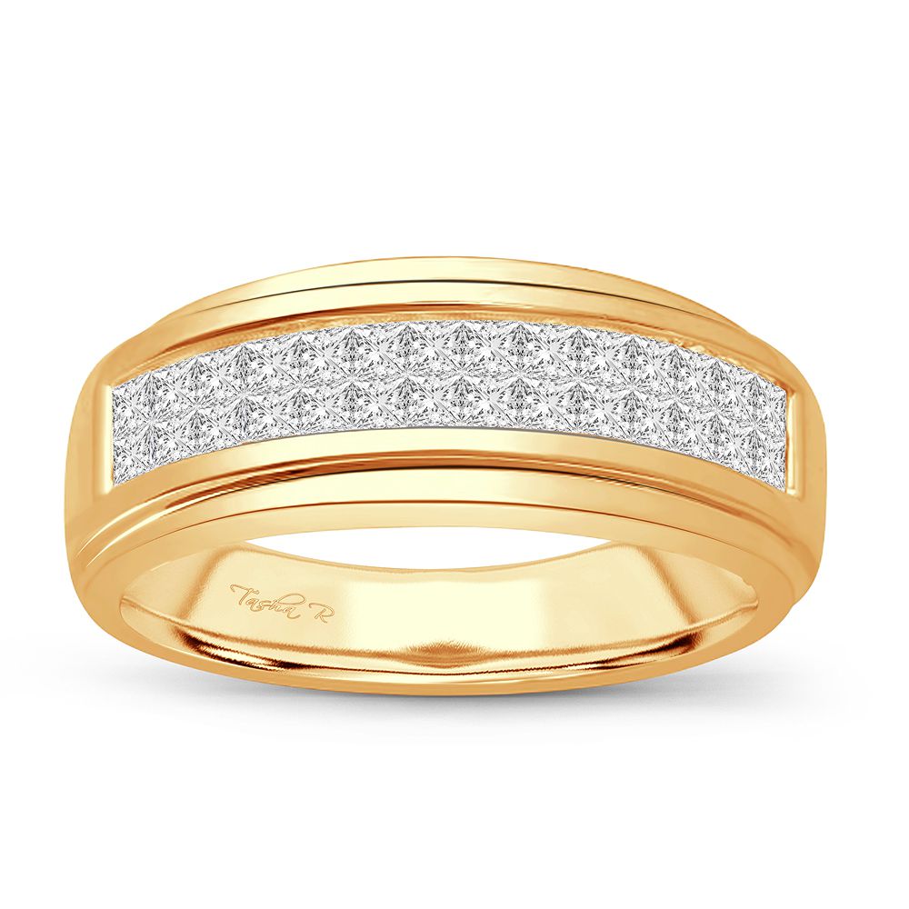 Gorgeous 14K 0.96CT DIAMOND MENS BAND