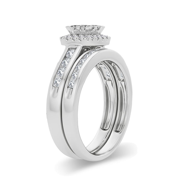 Brilliant 14k White Gold Lab Diamond Engagement Ring (0.75CT)
