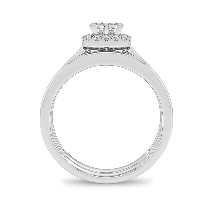Brilliant 14k White Gold Lab Diamond Engagement Ring (0.75CT)