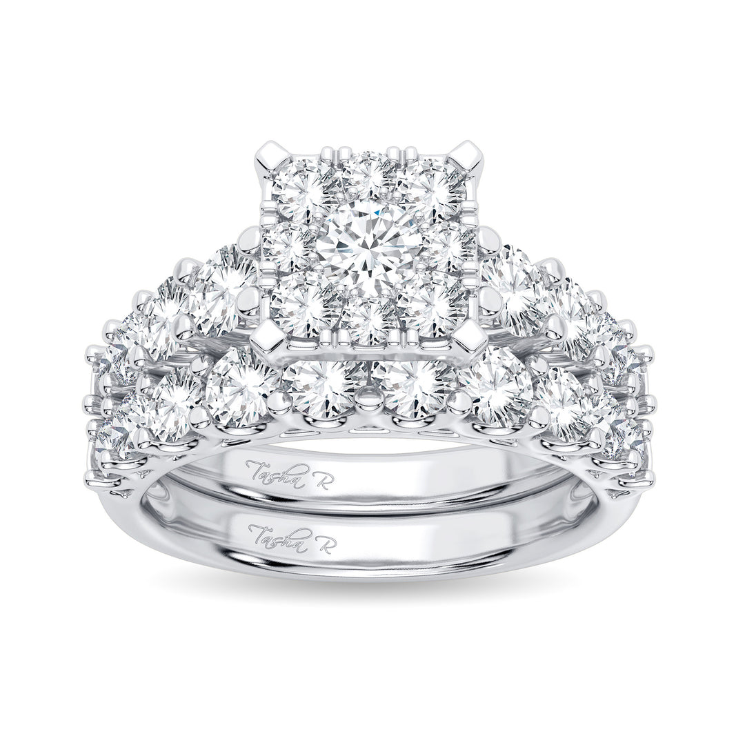 14K White Gold 2.00CT Diamond Bridal Ring