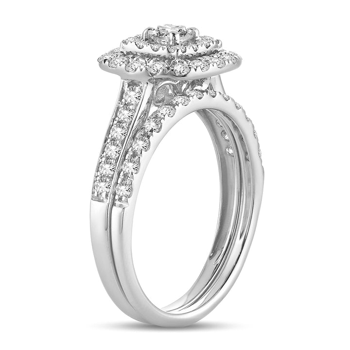 Brilliant 14k White Gold Lab Diamond Engagement Ring (1.00CT)