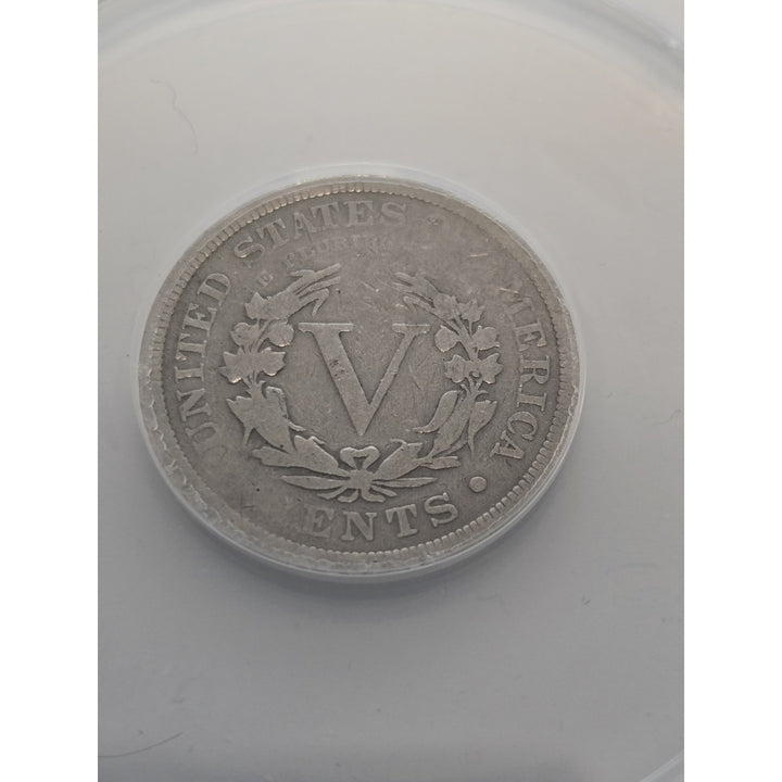 1904 .05 ANACS VG 8 Liberty Nickel, V Nickel, 5 Cent Piece Cleaned Damaged