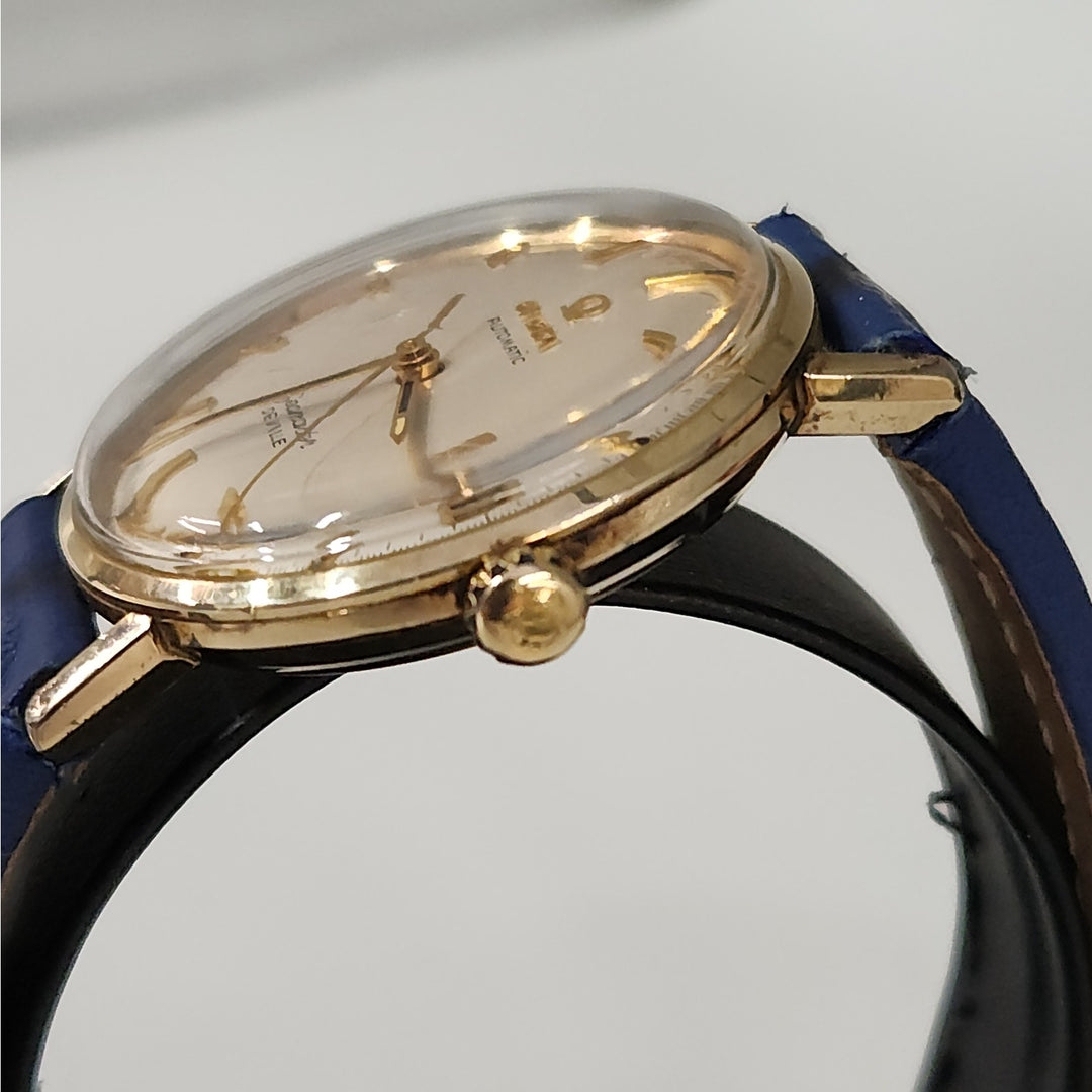Vintage Omega Seamaster De Ville Automatic Solid 14K Gold Watch