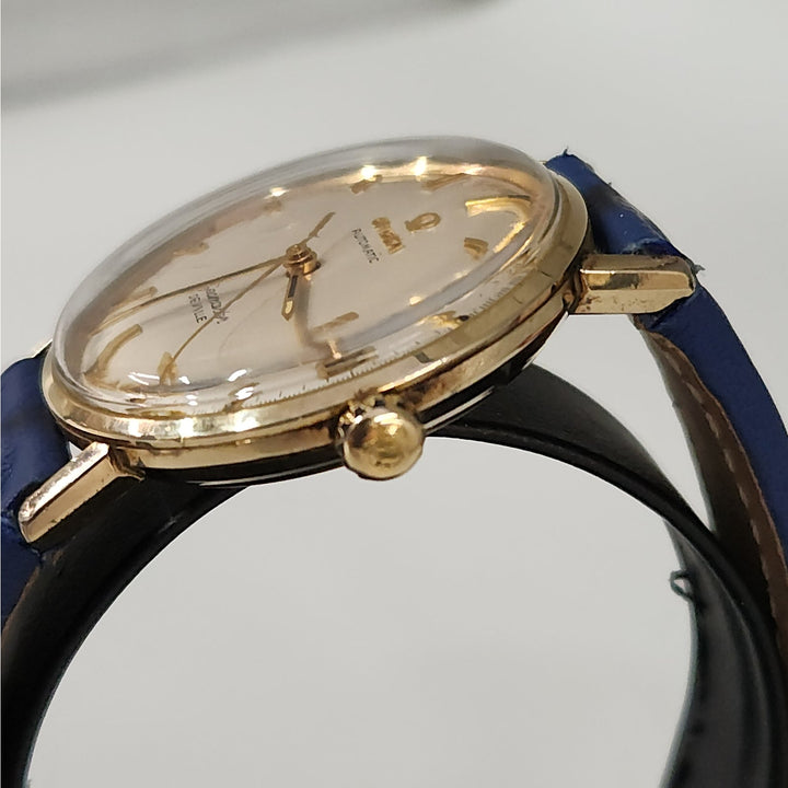 Vintage Omega Seamaster De Ville Automatic Solid 14K Gold Watch