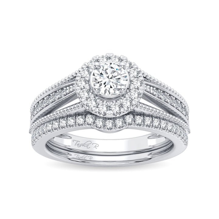 Brilliant 0.50CT Lab Diamond Engagement Ring in White Gold