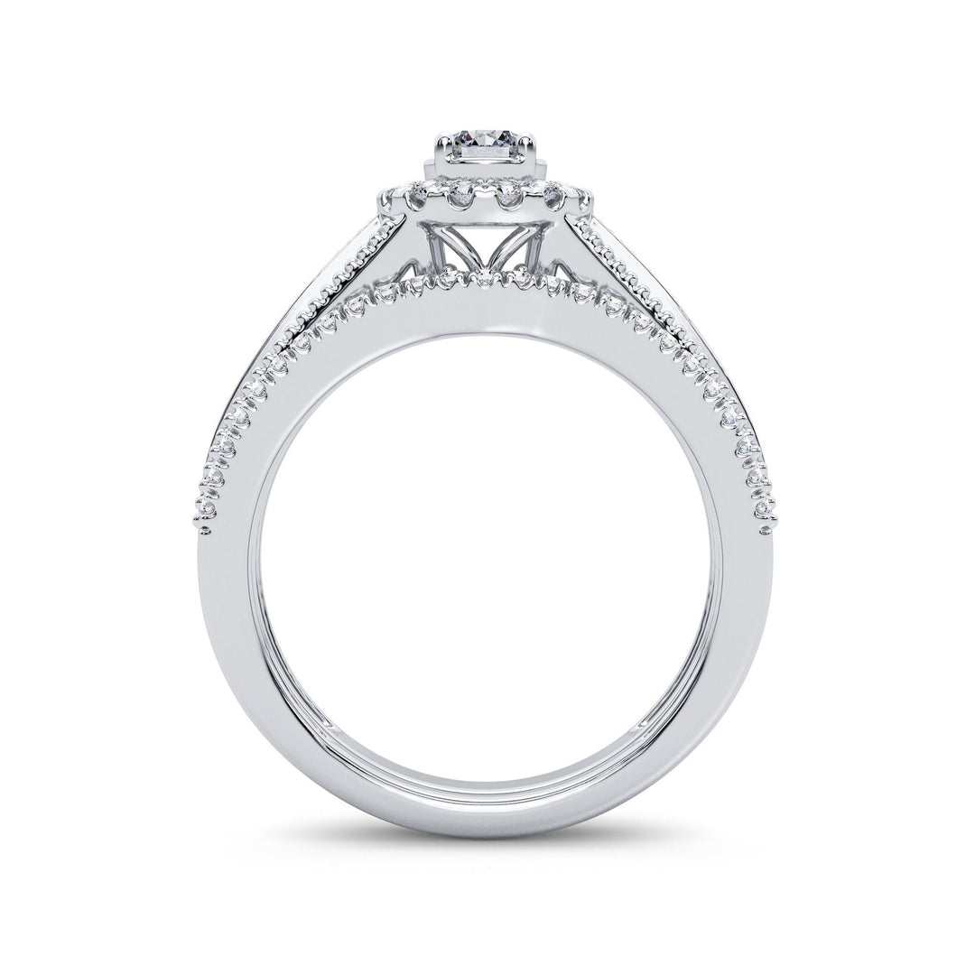 Brilliant 0.50CT Lab Diamond Engagement Ring in White Gold