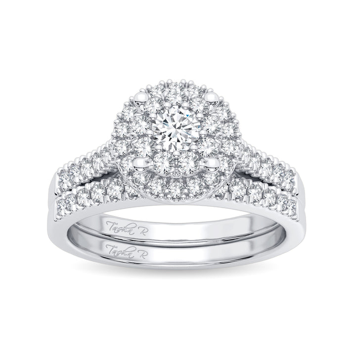 Brilliant 14k White Gold Lab Diamond Engagement Ring (0.62CT)