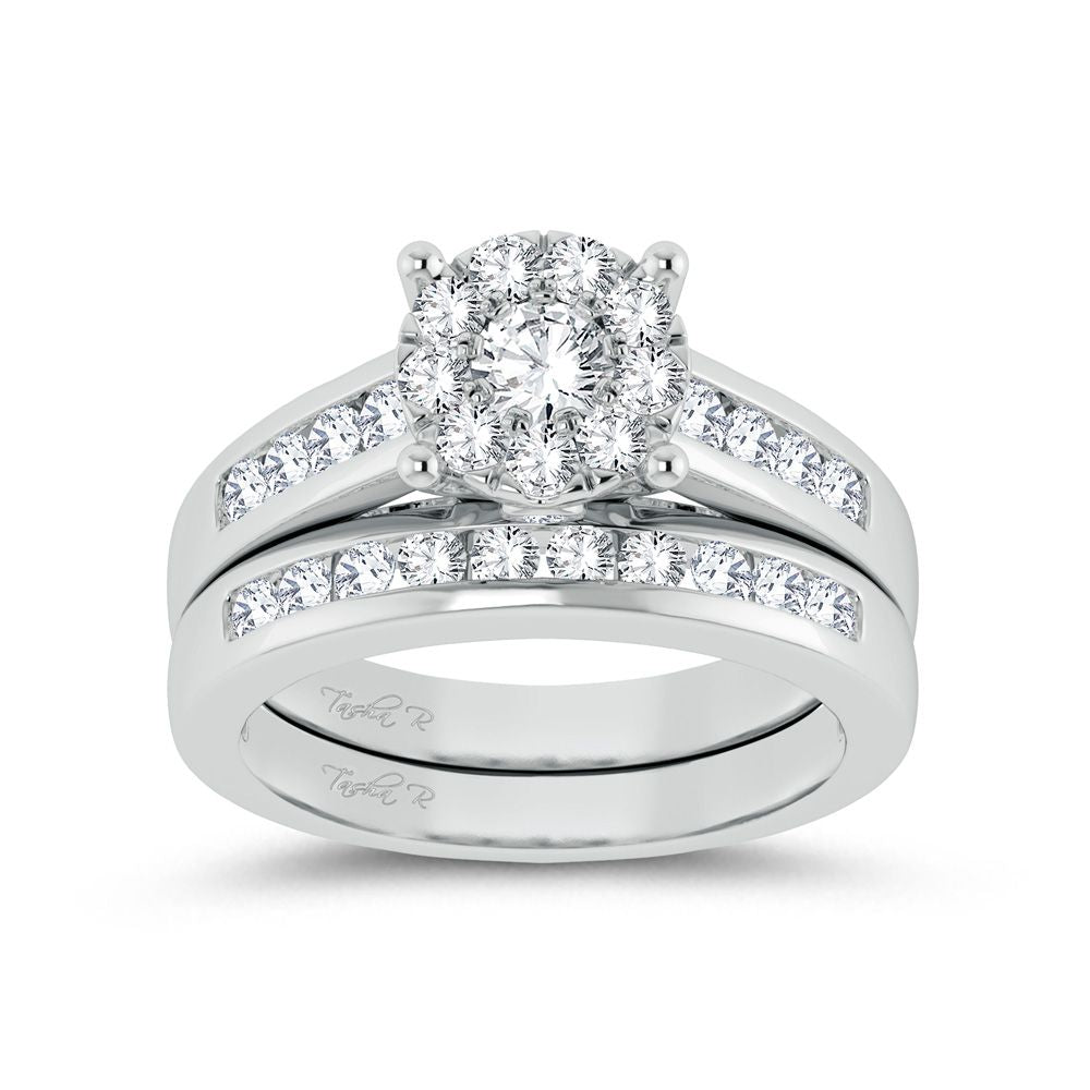 Elegant 1ct Lab Diamond Engagement Ring in White Gold