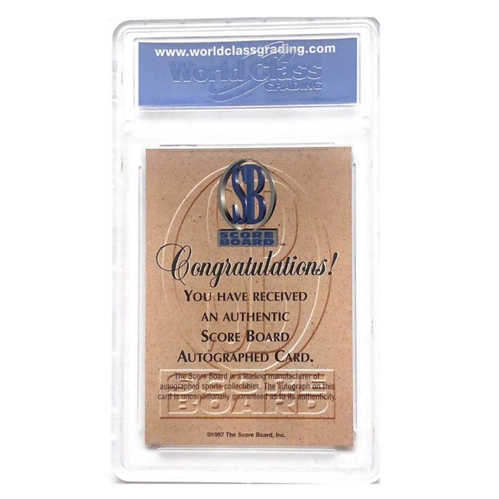 1997 Score Board Vision Signings Steve Nash AUTOGRAPHED WCG GEM-MT 10