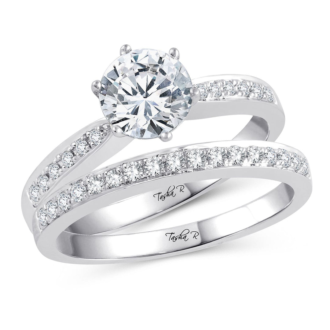 14k White Gold 0.33CT Diamond Semi-Mount Ring