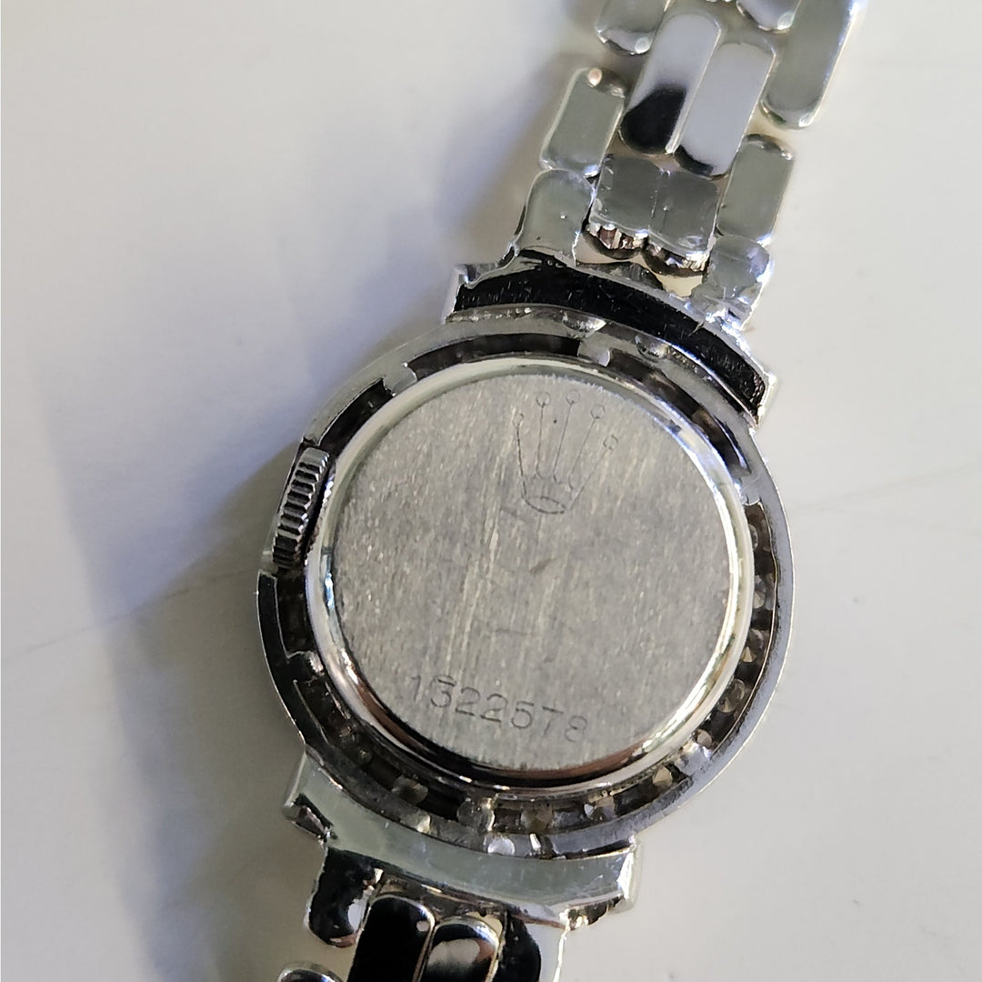 Vintage Rolex Precision 2604-9 18K White Gold Diamond Ladies Watch- Serviced