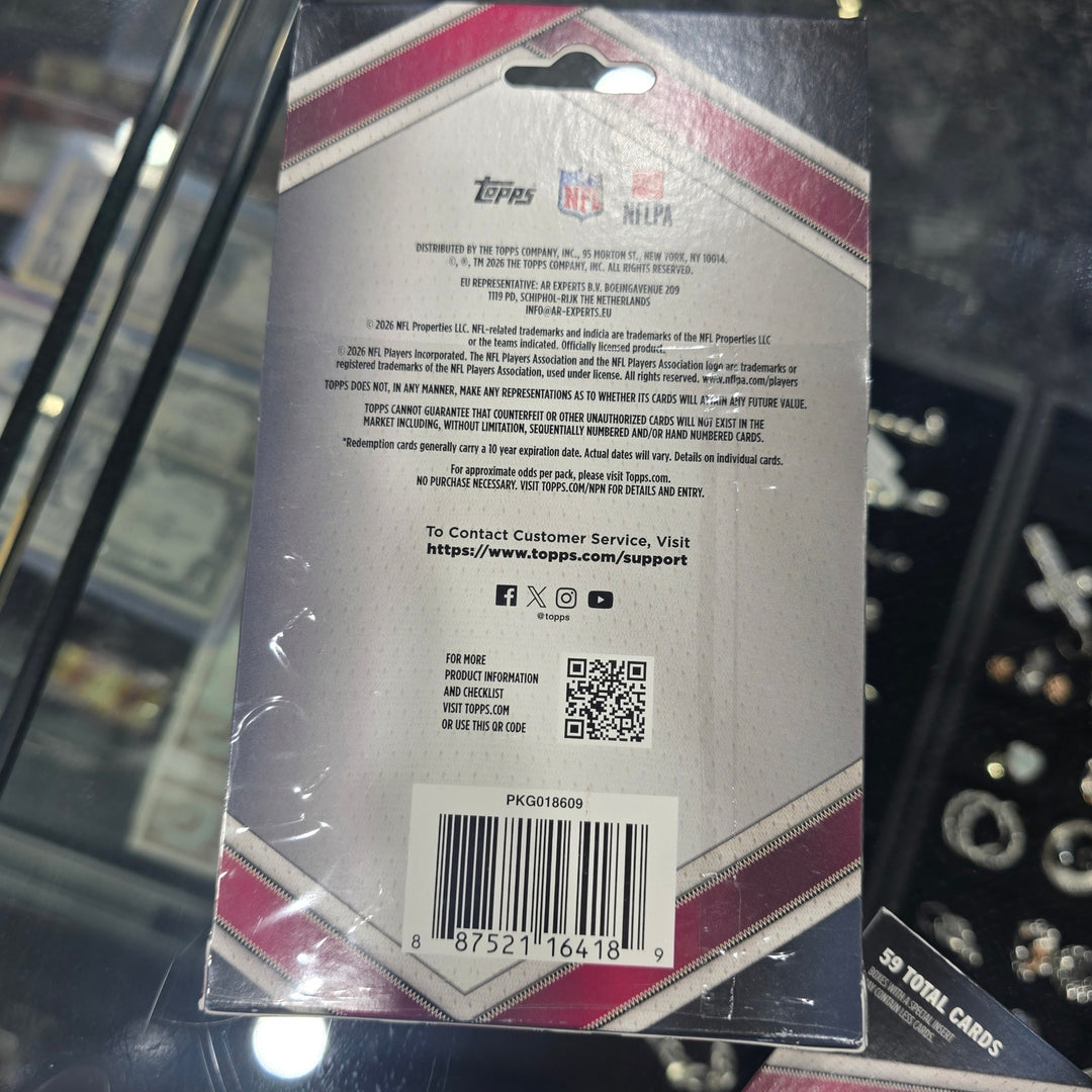 2026 Topps Flagship Football NFL Trading Cards 8 Sealed Boxes 658 Cards