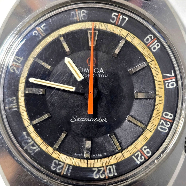Vintage Omega Seamaster Chronostop Jumbo 24-Hour Ref. ST 145.008 c. 1969-70