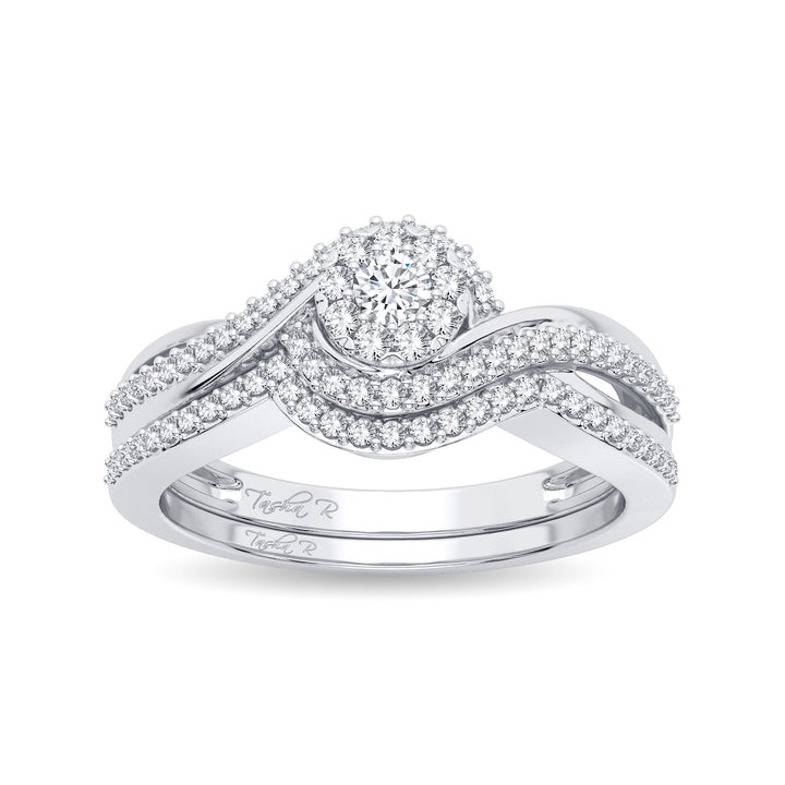 Timeless 14k White Gold Lab Diamond Bridal Ring (0.27CT)