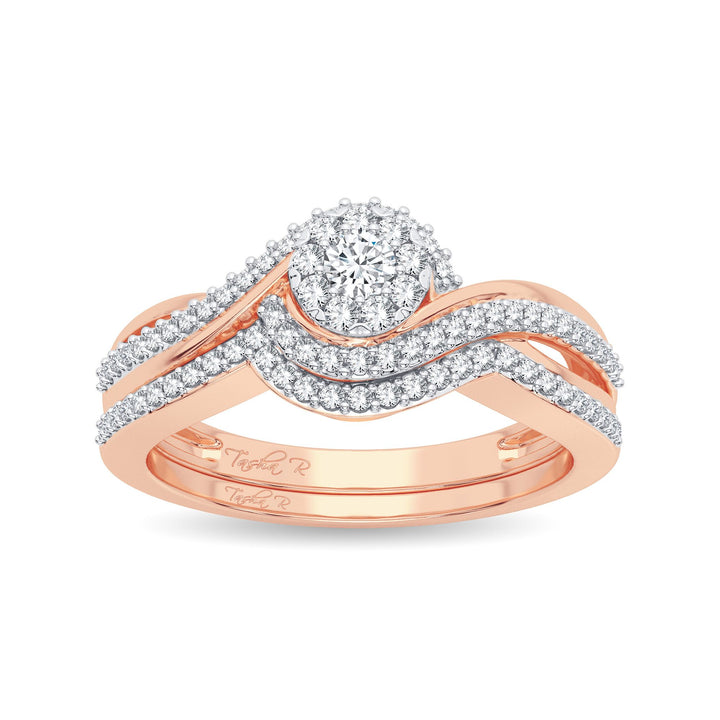 Timeless 14k Rose Gold 0.27CT Lab Diamond Ring