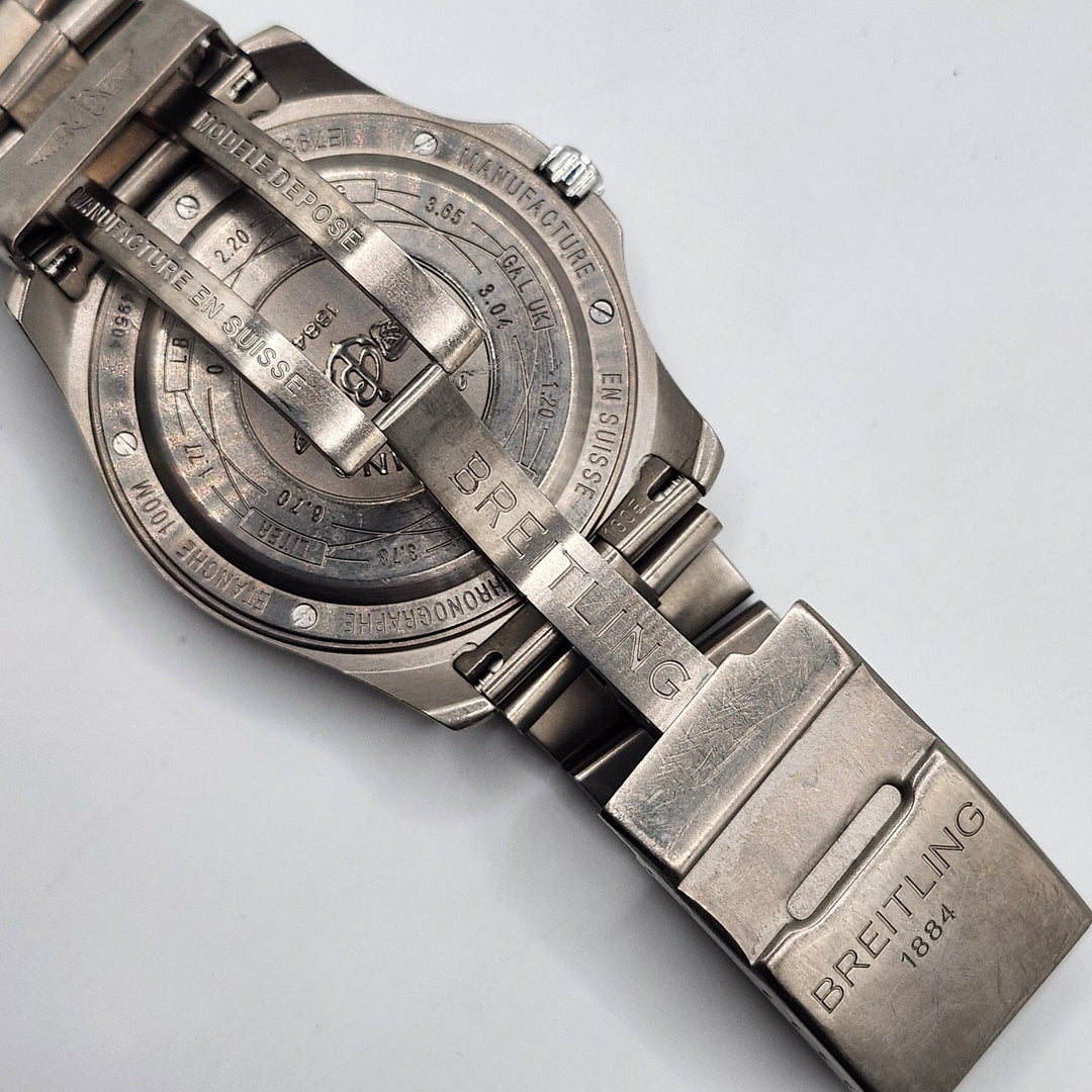 Breitling Aerospace Avantage E79362 Titanium Mens Watch - Short Bracelet, Pouch & Case