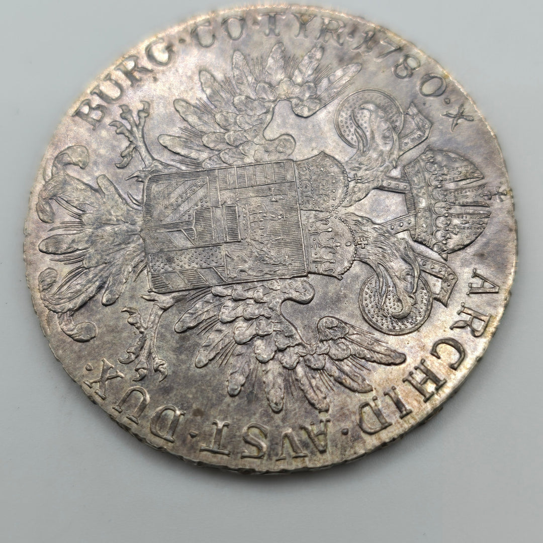 Austria Maria Theresa 1780 Silver Thaler Coin .833 Silver