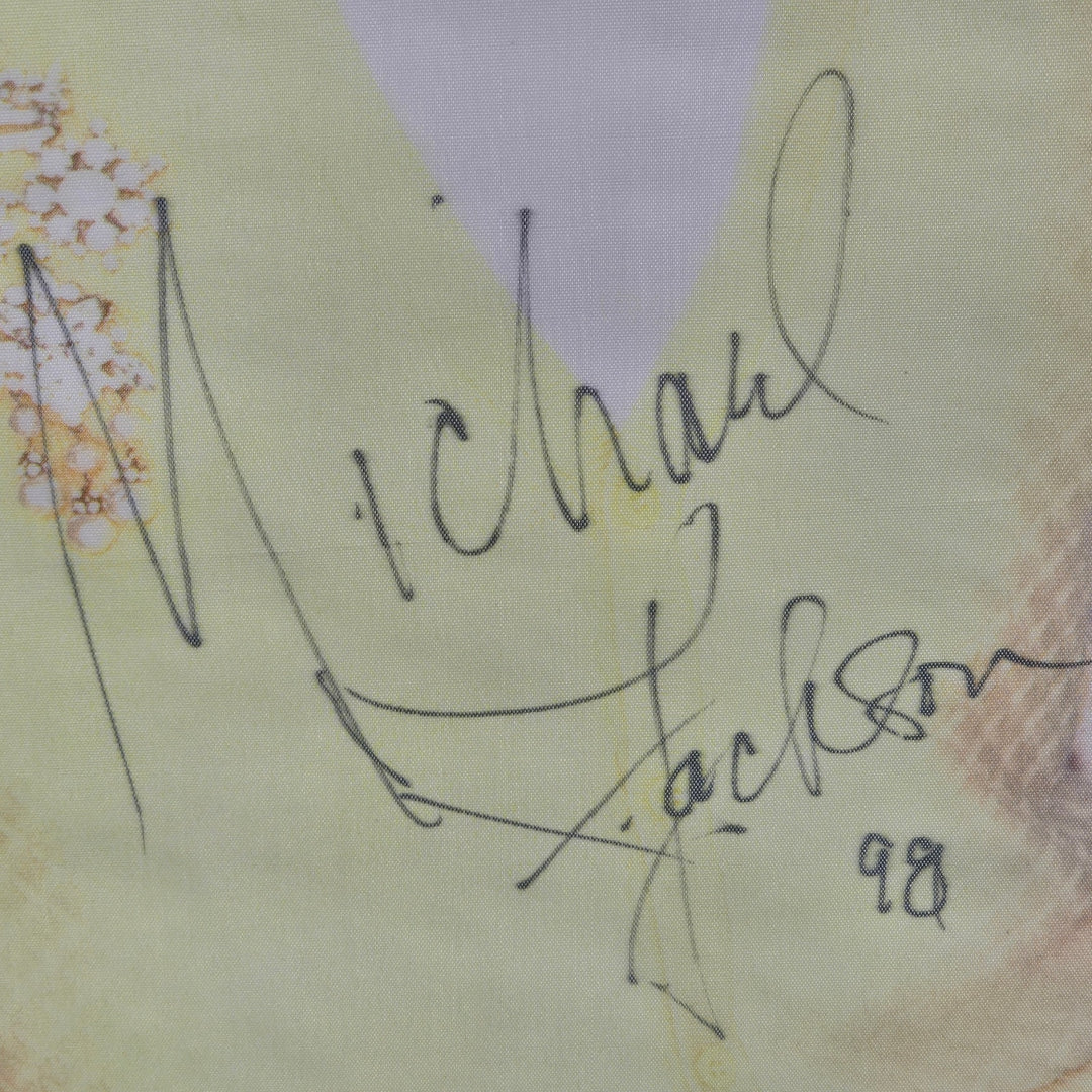 Michael Jackson Signed Autographed 39" x 47" Framed 1983 Poster