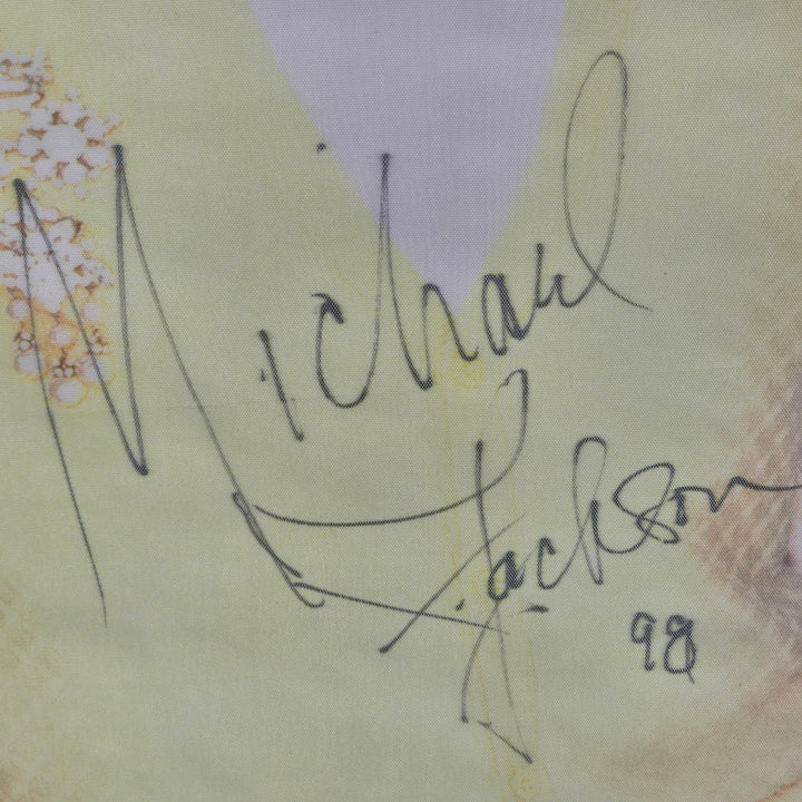 Michael Jackson Signed Autographed 39" x 47" Framed 1983 Poster