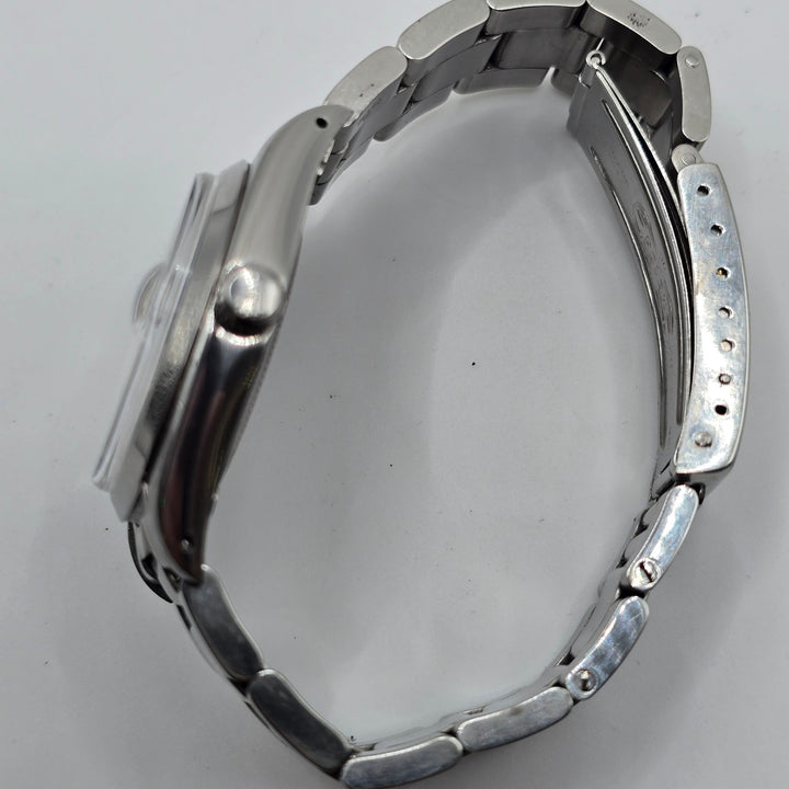 Vintage Rolex Oysterdate Precision 6694 Blue Dial 34mm Oyster Bracelet
