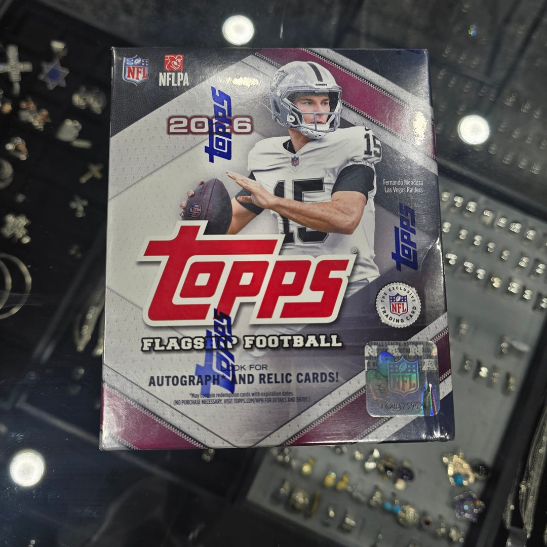 2026 Topps Flagship Football NFL Trading Cards 8 Sealed Boxes 658 Cards