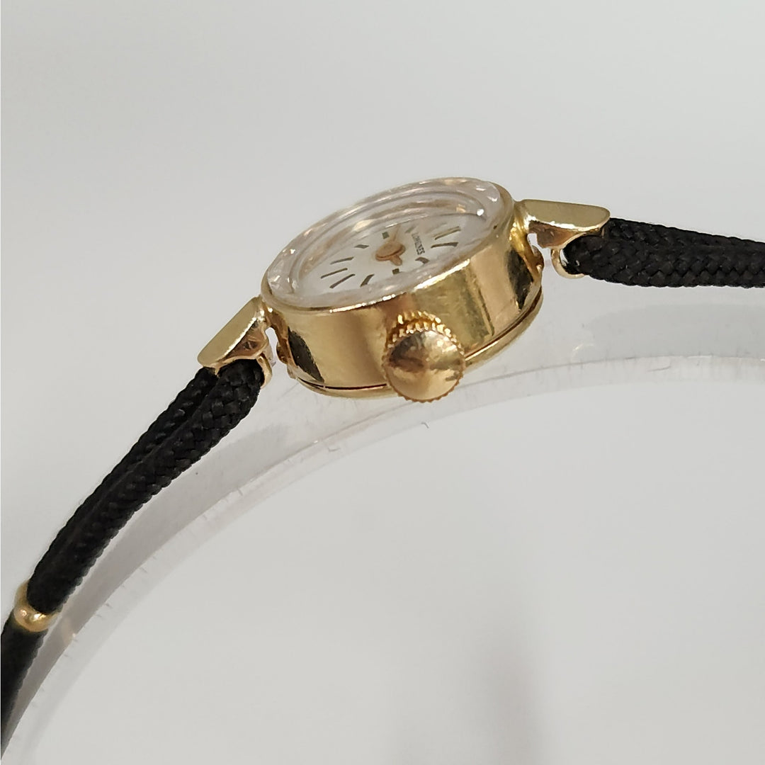 Vintage longines 14k Gold Ladies Cocktail Watch w/ Speidel bracelet