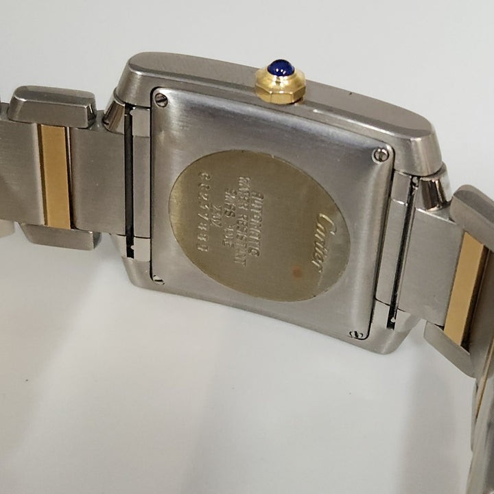 28MM Cartier Tank Francaise 2302 18k Two Tone Unisex Automatic Watch