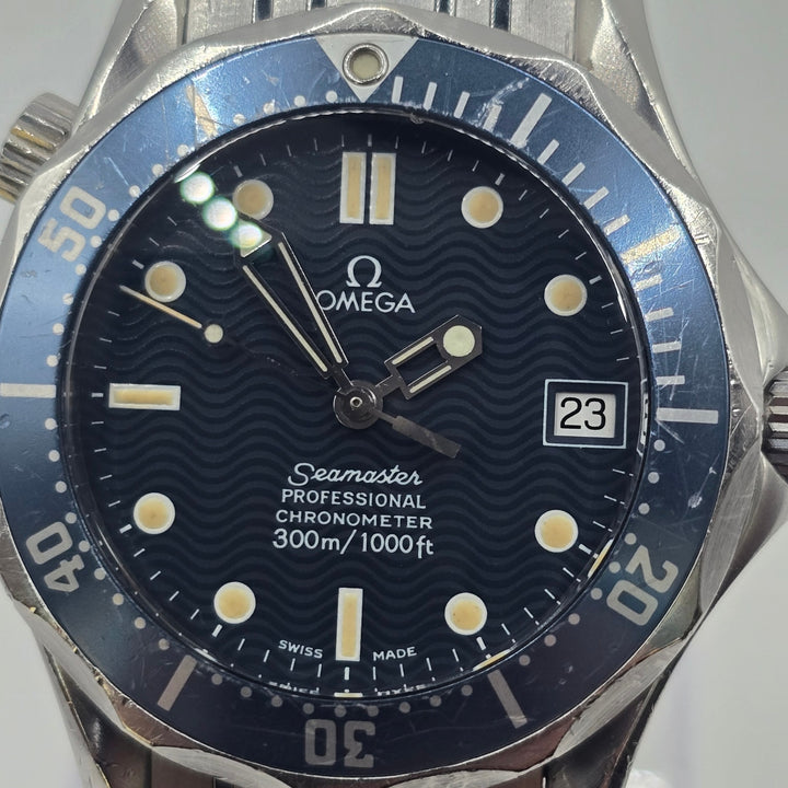 Omega Seamaster Professional 300M 2551.80 Automatic Blue Dial 36mm Box