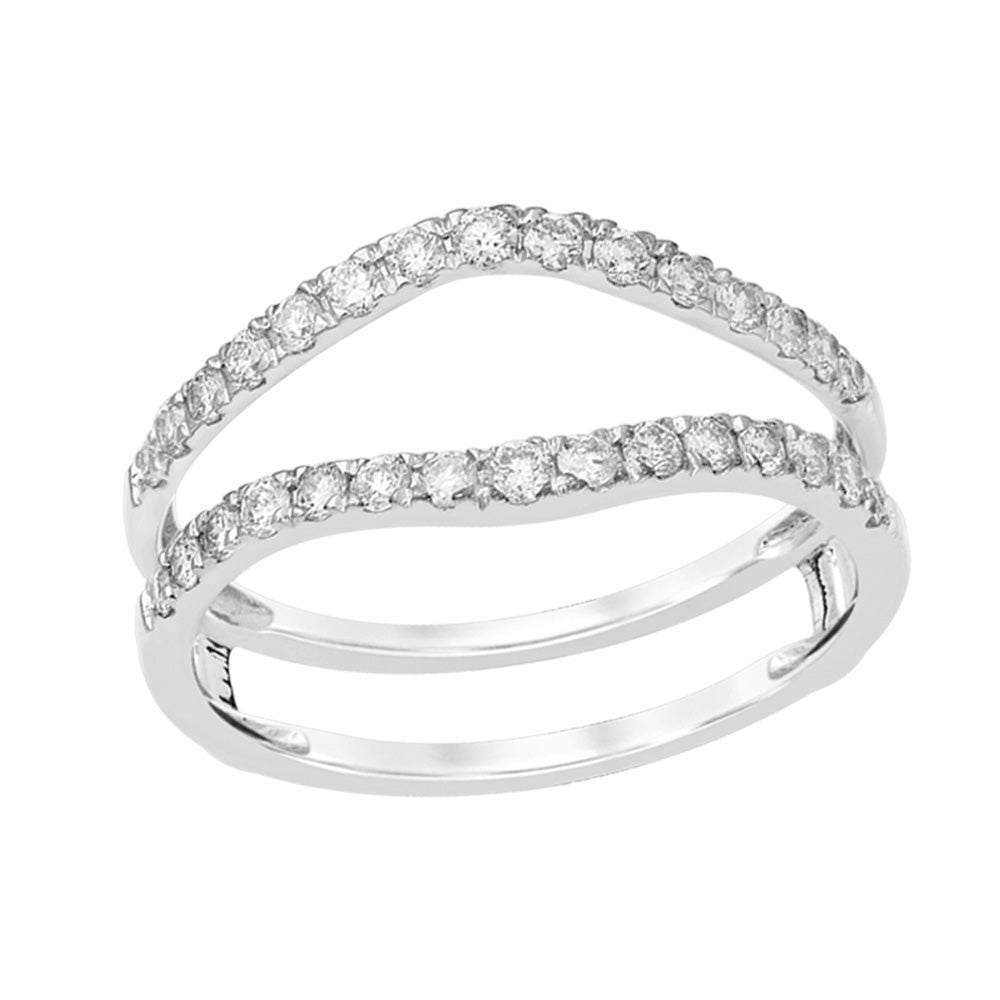 Beautiful 14K 0.50CT Diamond RING GUARD