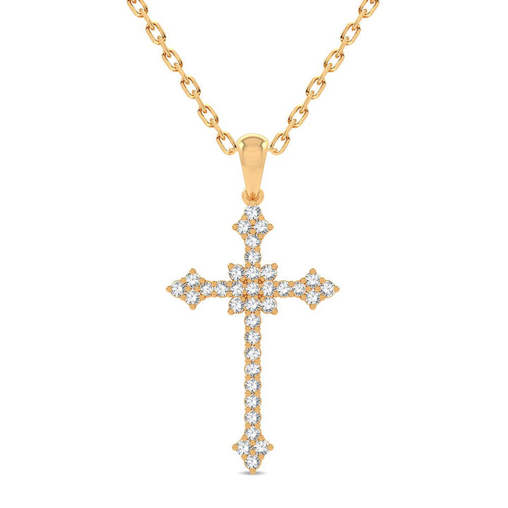 14K 0.50CT Diamond Pendant