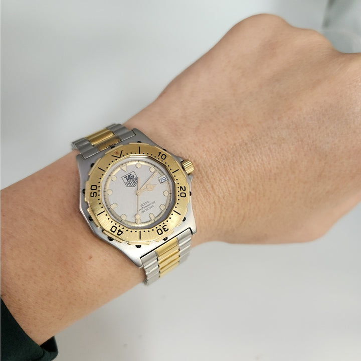 Vintage TAG Heuer 3000 Professional Two-Tone Quartz Watch 200M