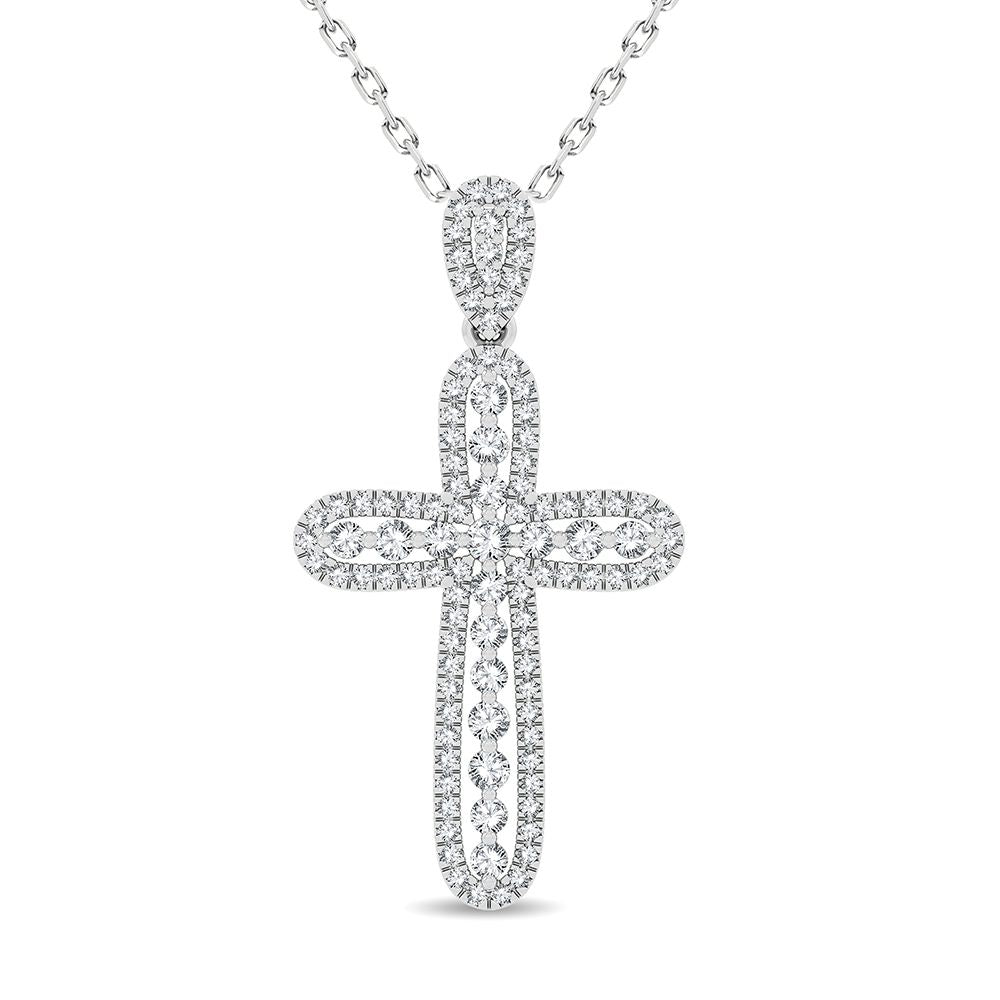 Beautiful 14K 0.50CT Diamond Pendant