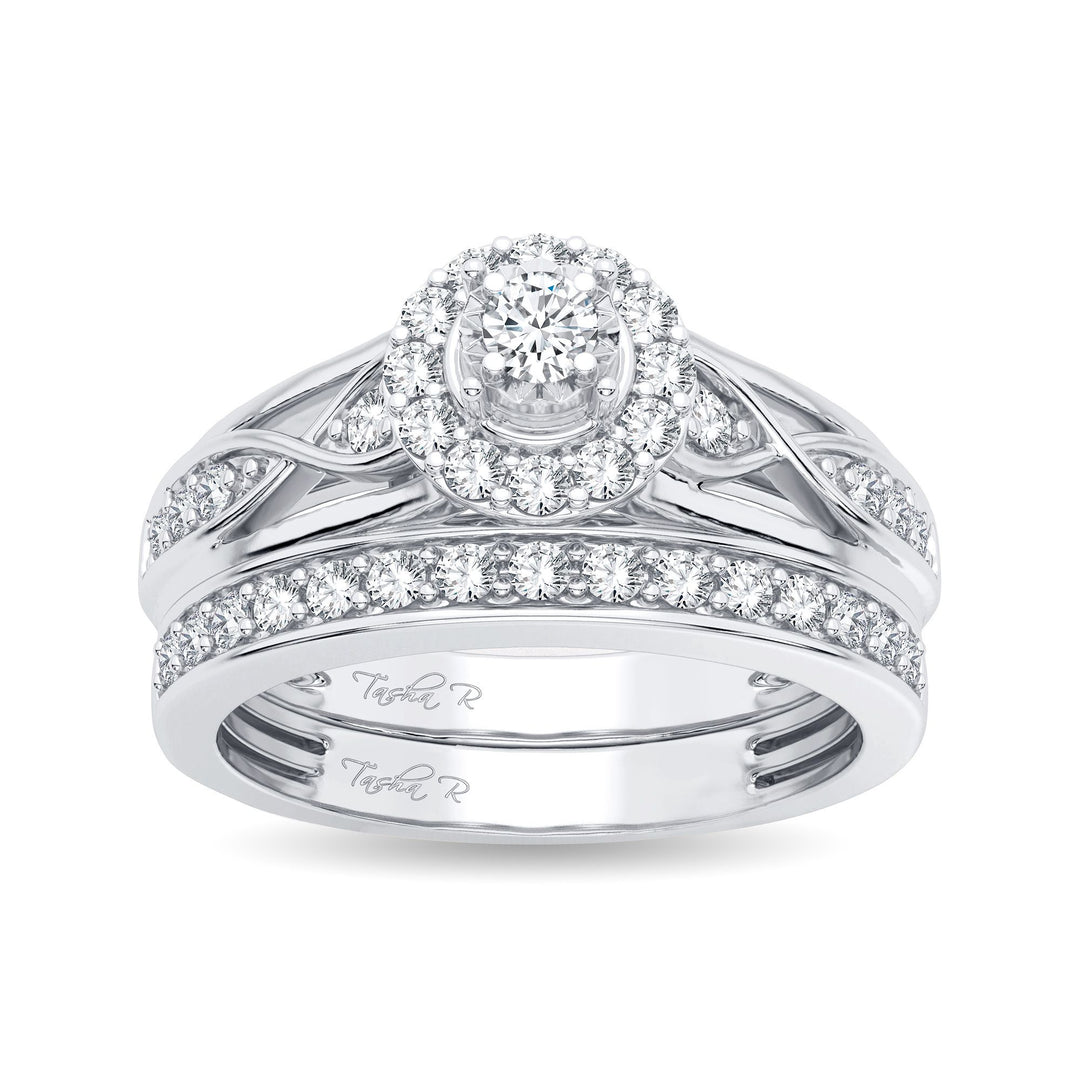 Elegant Lab-Grown Diamond Engagement Ring in White Gold