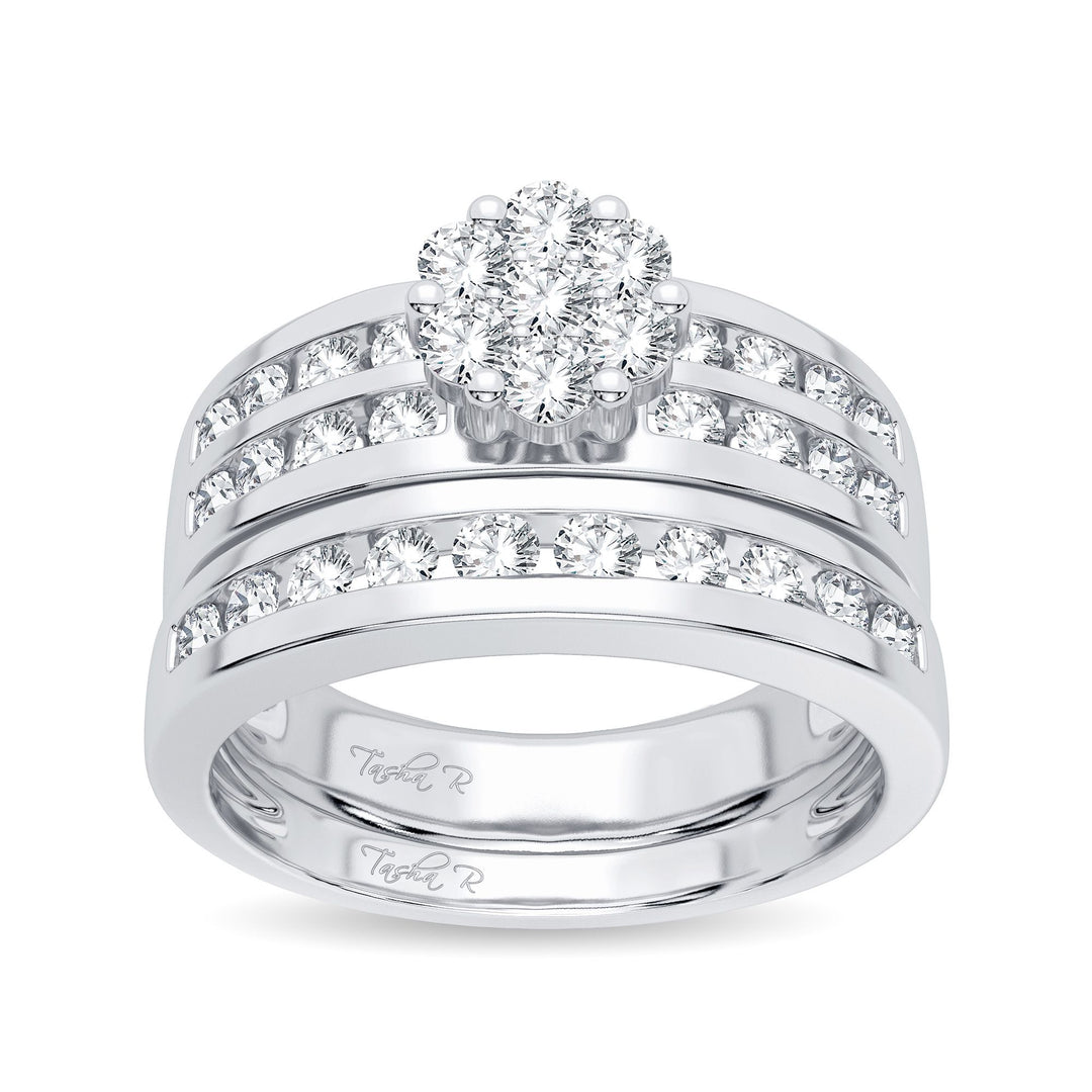 Elegant 14k White Gold 0.71CT Lab Diamond Engagement Ring