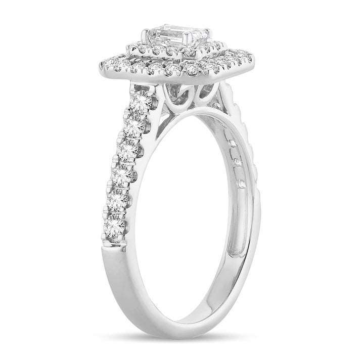 Timeless 14k White Gold 1ct Lab Diamond Engagement Ring