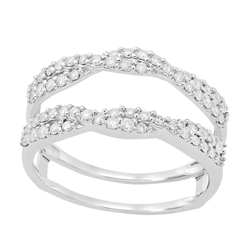 Beautiful 14K 0.50CT Diamond RING GUARD