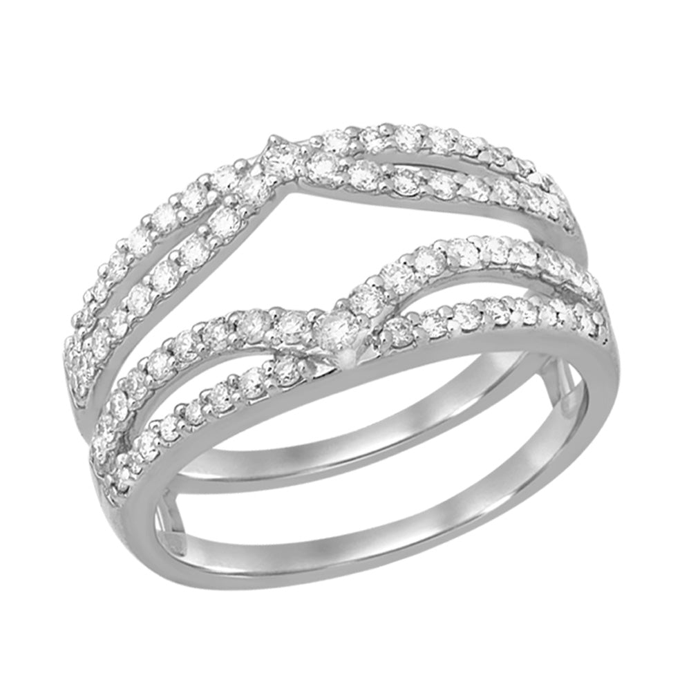 Magnifcnet 14K 0.62Diamond RING GUARD