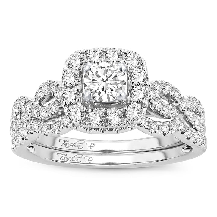 Brilliant 14k White Gold Lab Diamond Engagement Ring (1CT)