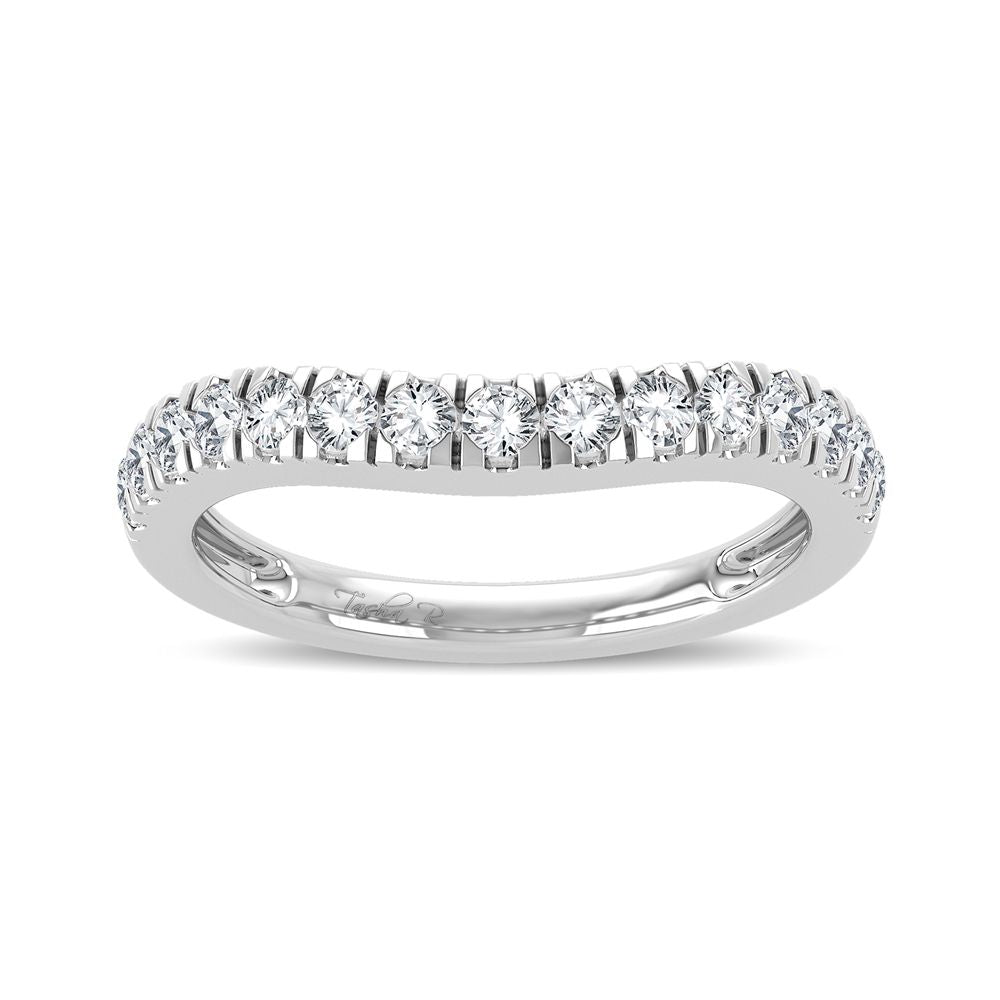 Sparkling 14k White Gold Diamond Ring Enhancer - 0.50 Carats