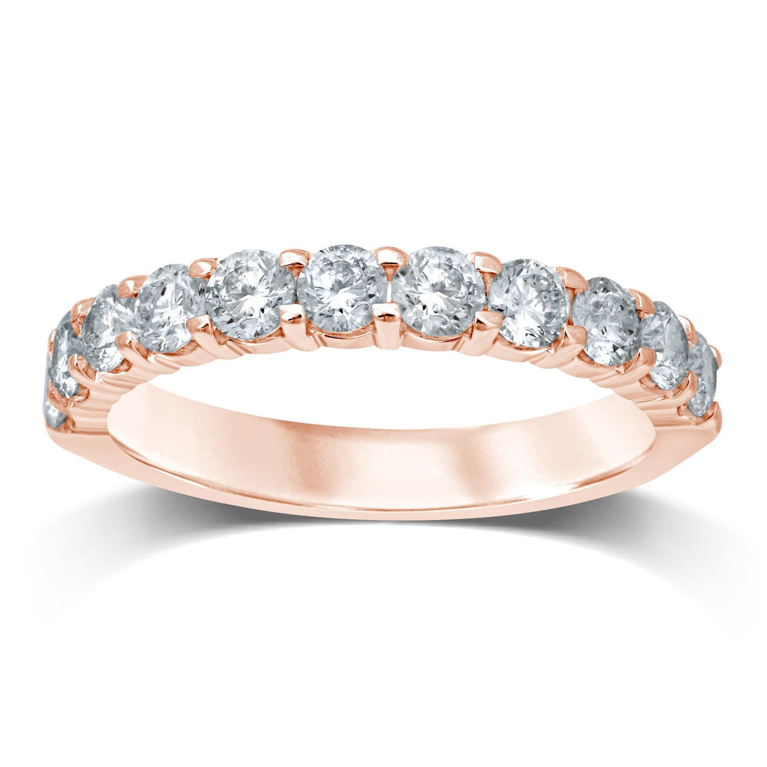 Gorgeous 14K 0.09CT Diamond Band (11 Diamond Stones)