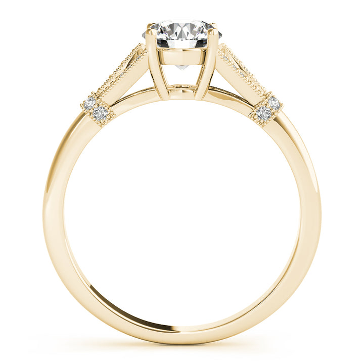 14K Yellow Gold 1 5/8 ct tw Vintage Diamond Engagement Ring