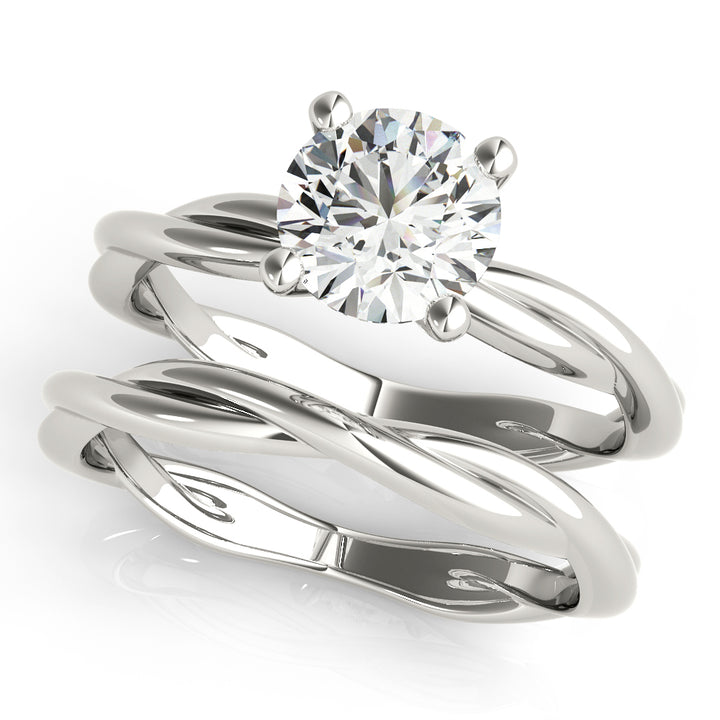 1CT Round Diamond Engagement Ring