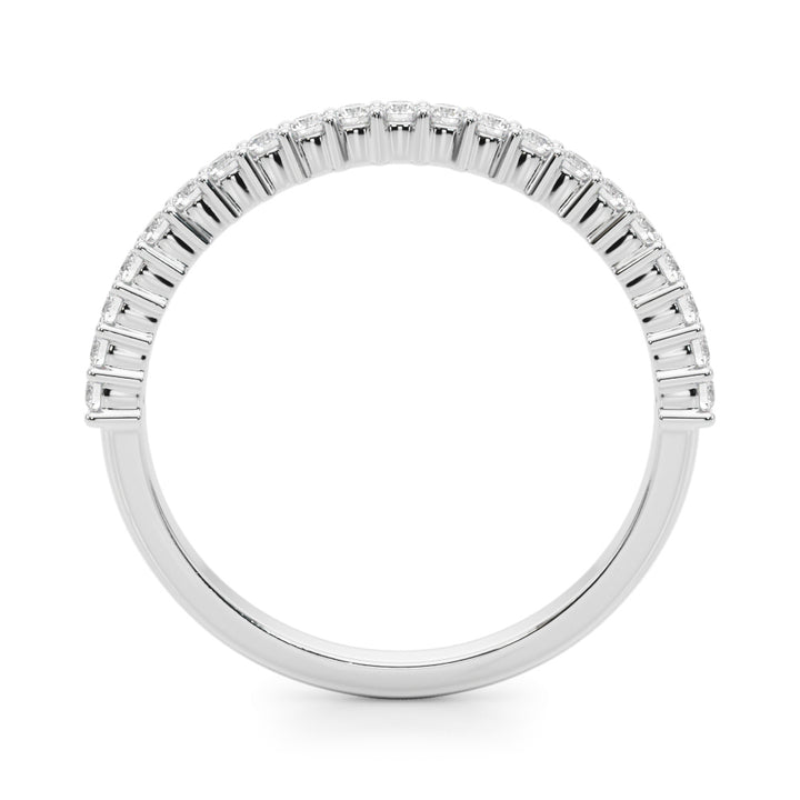Lab Diamond 14-Stone Wedding Ring