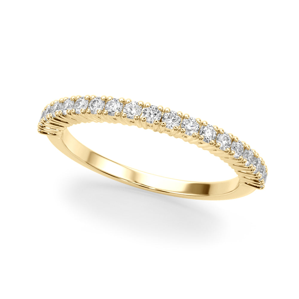 14K Yellow Gold Diamond Wedding Ring