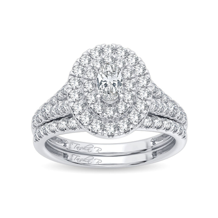 14k White Gold 1CT Lab Diamond Engagement Ring