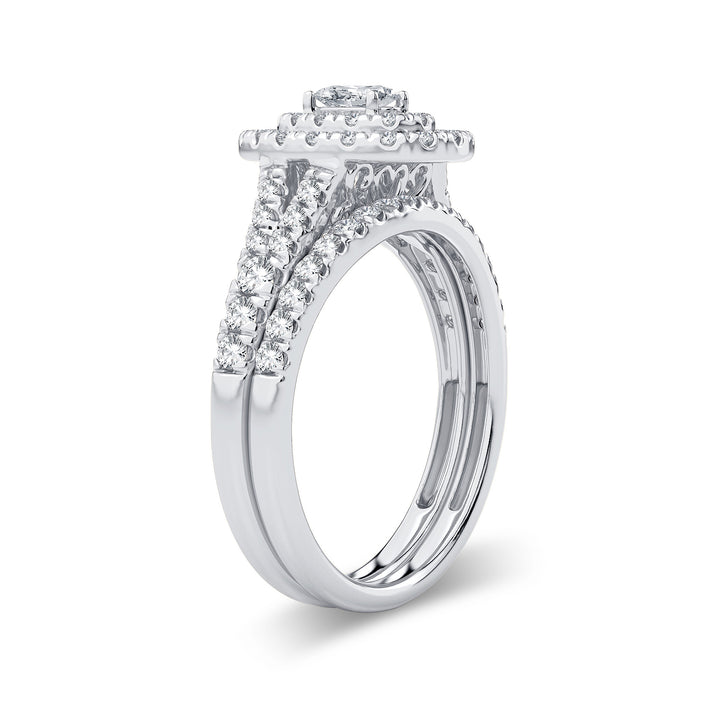 14k White Gold 1CT Lab Diamond Engagement Ring