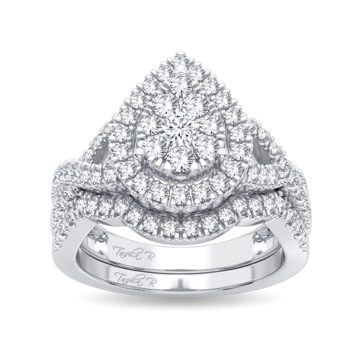 14k White Gold 1CT Lab Diamond Womens Bridal Ring