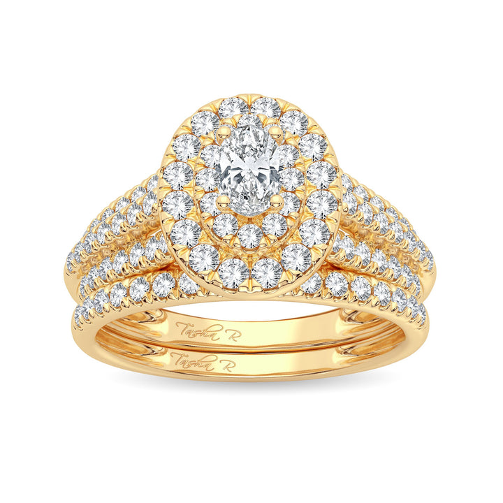 14K Yellow Gold 1ct Lab Diamond Engagement Ring Brilliance