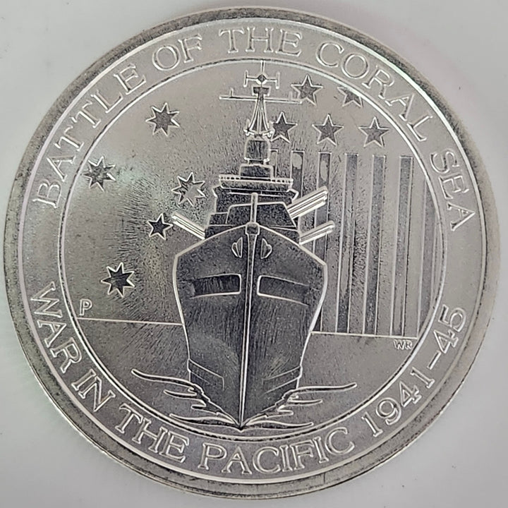 2015 Australia 1/2 oz Silver "Battle of the Coral Sea" Coin (50 Cents)