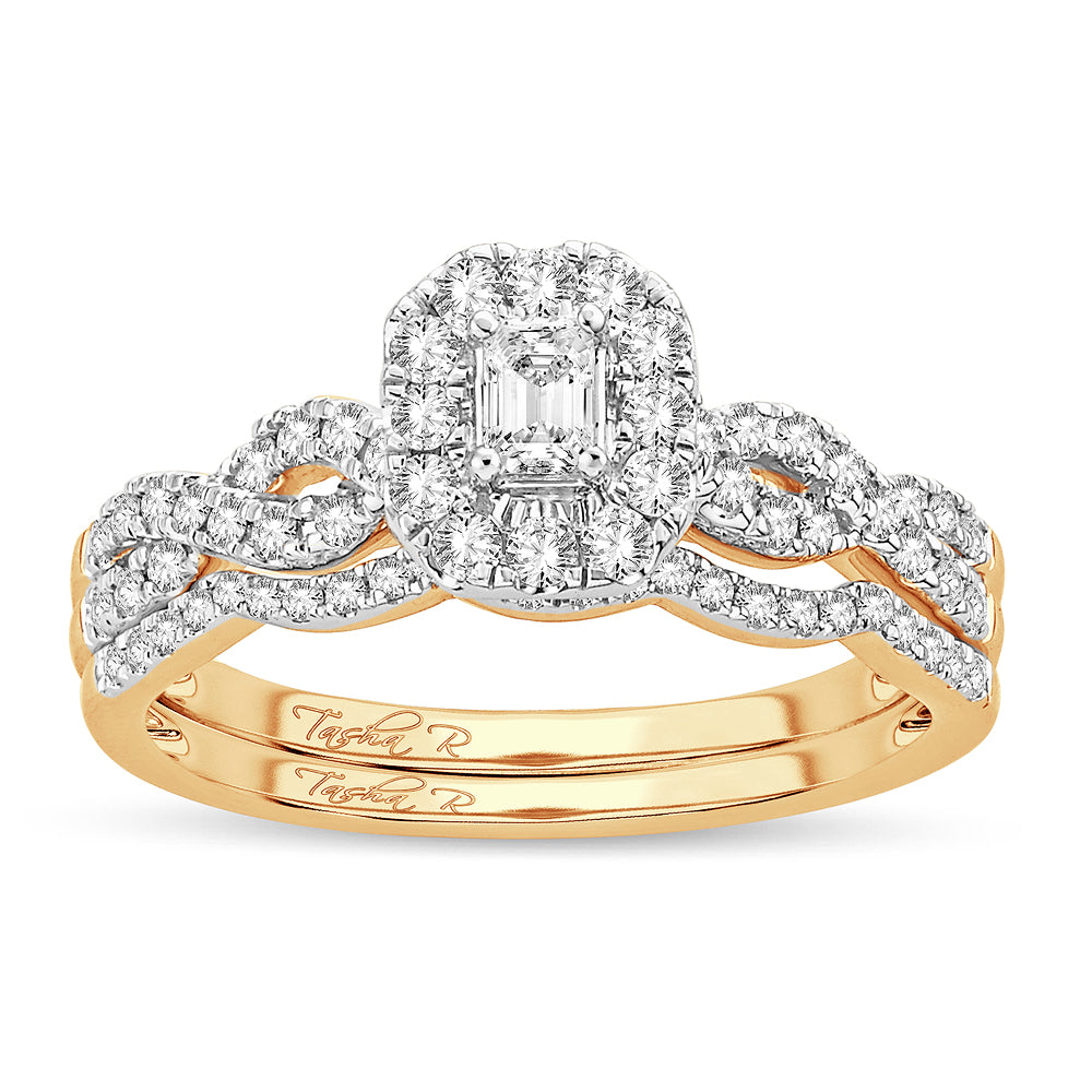 14K Yellow Gold 0.60CT Diamond Ring